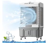 QYMYOZ Industrial Mobile Air Conditioner, 3 in 1 Portable Cooling System with Evaporative Technology and Ice Cooling for Large Spaces