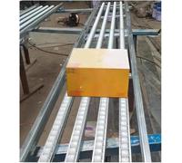 QYMYOZ Light-Duty Gravity Conveyor Table 200cm Splicable Roller Conveyor for Warehouses & Freight Handling Unpowered Solution for Commercial Truck Trailers & Loading Dock