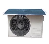 QYMYOZ Outdoor Air Conditioner Cover, Waterproof & Reflective, Windproof with Magnetic Hooks & Soundproof Padding, Fits 96x45cm/38x18in, Gray - Ultimate Protection for Your AC U