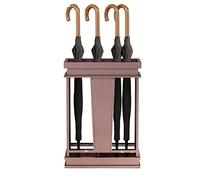 QYMYOZ Umbrella Stand Commercial Rectangle Umbrella Stand, Hotel Lobby Entrance Umbrella Storage Rack, Walking Stick Holder, With 12 Holes and a Free Bottom Rainwater Leaking Tr