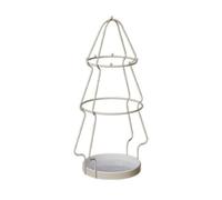 QYMYOZ Umbrella Stand Modern Large Umbrella Holder, Metal Umbrella Stand with Hooks and a Bottom Rainwater Leaking Tray, Walking Sticks Umbrellas Storage Home Entryway Office H