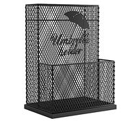 QYMYOZ Umbrella Stands,Hollow-Out Umbrella Stand for Apartment/Hall Entryway/Front Door,Freestanding Metal Umbrellas Rack Support,Walking Sticks Storage Holder