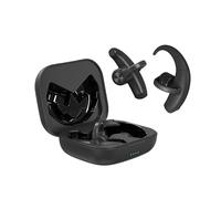 QYNIQIAN 360° Stereo Sound Open Ear Clip Wireless Earbuds Bluetooth 5.3, Sports Earphones Built-in Microphone, 500mAh Charging Case, IPX5 Waterproof Fitness Headphones for Exercise,Black