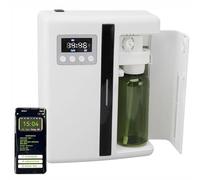 QYOEGSQ Bluetooth Scent Air Machine,160ml Smart Atomizing Essential Oil Diffuser, Professional Waterless Essential Oil Diffuser,Essential Oil Automatic Aroma Diffuser(White)