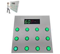 QYOEGSQ Puzzle Reaction Test Trainer,30W Whack-a-Mole Game with Timer and Score Counter,Desktop Agile Reaction Training Lamp,Adjustable Speed/Difficulty,for Shopping Malls,Pubs,Parties