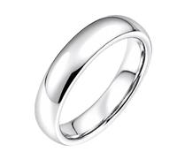 QYORA Designed for modern simplicity, this plain band ring features a smooth finish and lightweight construction, making it perfect for daily wear.