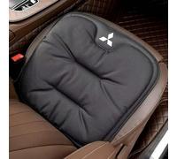 QYPLKJHG Car Seat Cushion for Mitsubishi Lancer Evolution IX 2005-2007, Car Wedge Booster Cushion Driver Seat Car Seat Pad Breathable Seat Cushion Sciatica Lower Back Pain Relief,Black