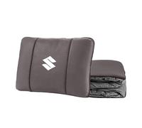 QYPLKJHG Car Travel Blanket and Pillow for Suzuki Jimny Hard-top 2012-2018, with Car Logo Blanket Pillow Premium Soft 2 in 1 Car Blanket Folding Pillows Quilt Pillow Cushion Throw,D