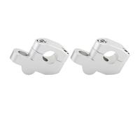 QYQY 25mm Motorcycle Handlebar Riser CNC Handle Bar Raiser Extend Mount Clamp Adapter For BMW F800R F800 R F 800R 2015-2018 Handlebar Height Spacer Kit(Silver 25mm)