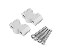 QYQY Motorcycle Handlebar Risers For BMW F750GS F 750 GS 2018-2022 2023 2024 F750 Handle Hand Bar Bars Rising Mount Clamp Raised Handlebar Height Spacer Kit(Silver 2)