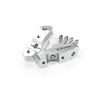 QYQY Motorcycle Handlebar Risers For BMW R 1300 GS R1300GS 2024-Handle Hand Bar Bars Rising Mount Clamp Raised Extend Handlebar Height Spacer Kit(Silver)