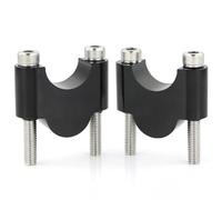 QYQY Motorcycle Offset Handlebar Riser Back Moved Mounting Risers For CBF125NA/300NA VFR1200X CTX700 CRF250R ADV350 Handlebar Height Spacer Kit(Black,30mm)