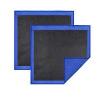 QYRDBGY 2 PCS Clay Towel Auto Detailing, 30 x 30 cm Microfiber Clay Bar Towel Car Cloth Cleaner Automotive for Auto Polishing Detailing (Blue)
