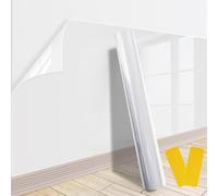 QYRDBGY Wall Protection Film Self-Adhesive 40 cm x 10 m, Self-Adhesive Film Transparent with 2 Squeegees Static Wall Sticker Washable Splash Guard Protective Film for Walls Kitchen Furniture