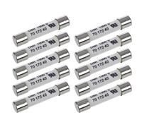 Qyrugcxs 1000V 500MA 10Pcs 6.3X32mm Multifunctional Practical White Ceramic Fuse for Multimeter