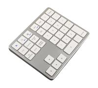Qyrugcxs 2.4G Wireless Bluetooth Number Pad 35 Keys Remote Connection Numpad Numeric Keypad for Laptop Window Digital Keyboard B