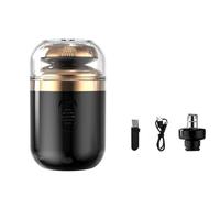 Qyrugcxs 2 in 1 Portable Electric Shaver Nose Hair Trimmer Rechargeable Electric Shaver Capsule Travel Shaver B