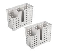 Qyrugcxs 2 Pack Dishwasher Basket for Straw and Chopstick Dishwasher Utensil Basket Dishwasher Drainer Basket for Washing Drying