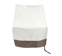 Qyrugcxs 2 Pack Patio Adirondack Chair Cover 31X33X36 Inch Heavy Duty Outdoor Patio Chair Cover 420D, Waterproof Outdoor Lawn Patio Furniture Covers, Beige