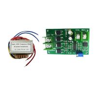 Qyrugcxs 200W DC 12V to AC 12V Inverter 50Hz Square Wave Signal Generator Module Accessories Parts 12W AC 12V to 220V Power Transformer Board