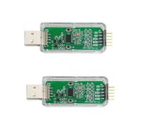 Qyrugcxs 2Pcs WCH-LinkE Online Download Debugger Support WCH RISC-V Architecture MCU/SWD Interface 1 Serial Port to USB Channel