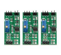 Qyrugcxs 3Pcs LM393 3.5-24V Voltage Comparator Module with LED Indicator High Level Output Analog Comparator Control