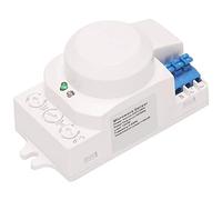 Qyrugcxs 5.8GHz HF System LED Microwave 360 Degree Motion Sensor Light Switch Body Motion Detector