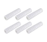 Qyrugcxs 6Pcs 5 Micrometre String Wound Water Filter Universal Whole House Replacement Sediment Filters 10Inch