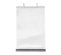 Qyrugcxs A4 Multi-Page Flip Display Card Label Display Stand Detachable Label Business Menu Holder