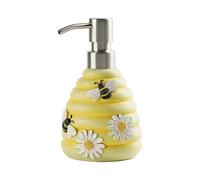 Qyrugcxs Bee Soap Dispenser Decorative Hand Pump Refillable Soap Dispenser Liquid Container for Shampoo Lotion Dispenser Novelty