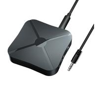 Qyrugcxs Bluetooth Transmitter Receiver 2-In-1 Stereo Wireless Multifunction Portable Convenient Audio Converter Easy Install Easy to Use