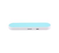 Qyrugcxs Bone Conduction Music Box Portable Wireless Bluetooth Speaker Stereo Bass Under Pillow Improve Sleep for -Blue