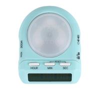 Qyrugcxs Digital Kitchen Timer with 100 Hour Clock Count Down for Kid Teacher Cook,45° Display LCD&Security Lock,Time Management