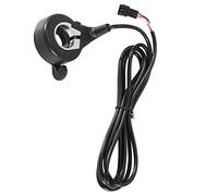 Qyrugcxs EBike Electric Bicycle Thumb Throttle, FT-21X Finger Throttle Accelerator, Speed Control for Ebike Pocket Scooter Accessories Part, 12-72V Universal
