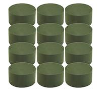 Qyrugcxs Floral Foam 12 Pcs Dry &Wet Flower Foam Round Florist Blocks Flower Foam for Fresh or