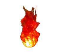 Qyrugcxs Halloween Floating Fireball Prop Flame Lamp Prop Artificial Fake Fire Floating Props No Flame for Home Halloween Decor