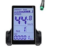 Qyrugcxs M5 Electric Bike LCD Display Meter 24V 36V 48V 60V E Scooter LCD Panel Screen Replacement Accessories For Mountain Electric Bike (5PIN)