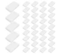 Qyrugcxs Magic Cleaning Sponges Eraser, Household Sponge Eraser Cleaner Foam Cleaning for Kitchen, Furniture, Car, Leathe (50 Pack)