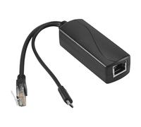 Qyrugcxs Micro-USB POE Splitter 48V to 5V2A/3A Mini USB Power Supply National Standard with Smart Phone Charging