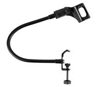 Qyrugcxs Microphone Stand Flexible Gooseneck Desk Clamp Holder Microphone Arm Recording Equipment for Meeting Lecture Podcast