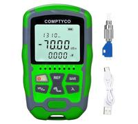 Qyrugcxs Mini Rechargeable Portable Fiber Optic Cable Tester with RJ45 Network Testing MC70-VFL 30KM Fiber Optic Power Meter