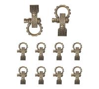 Qyrugcxs Paracord Buckles Bow Clasps Screw Pin Anchor Shackle Adjustable Shackles Buckles for Paracord Bracelet Belt Gold 10PCS