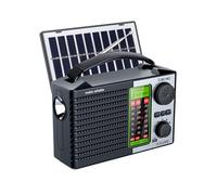 Qyrugcxs Portable AM FM SW Radio with Flashlight & BT Speaker Emergency Radio for Outdoor Camping and Emergency