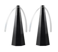 Qyrugcxs Portable USB Fly Fans for Table with Holographic Blades Scare Off Flies Wasps Bees Outdoor Picnic Fan for Restaurant Home 2 PCS