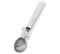 Qyrugcxs Stainless Steel Ice Cream Scoop, Easy to Trigger Release, Ice Cream Scoop with Comfortable Antifreeze Handle