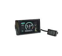 Qyrugcxs SW900 Color Screen LCD Display Control 24/36/48/60/72V Speedometer Wired Waterproof Plug Bicycle Accessories