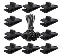 Qyrugcxs Tarp Clips Heavy Duty Lock Grip,20Pack Tarp Clamps,Shade Cloth Clips Fasteners,Pool Awning Cover Bungee Cords Clips