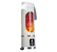 Qyrugcxs USB Rechargeable Portable Blender 8 Blade Mini Ice Crusher with Digital Display 3 Modes Portable Blender A