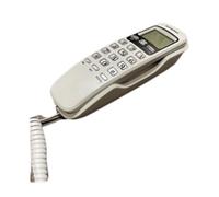Qyrugcxs Wall Mounted Corded Telephone Caller ID Display, Wired Landline Phone for Home, Hotel, Office C