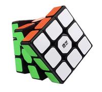 QYTOYS Sail W 3x3 Speed Cube, 2x2 Pyramid Megaminx 5x5x5 Professional 3x3x3 Magic Cube Black Sticker, Adult Education Toys For Children Gift (3x3x3 maple leaf keychain)